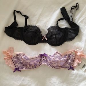 BRAND NEW! Two lace bras